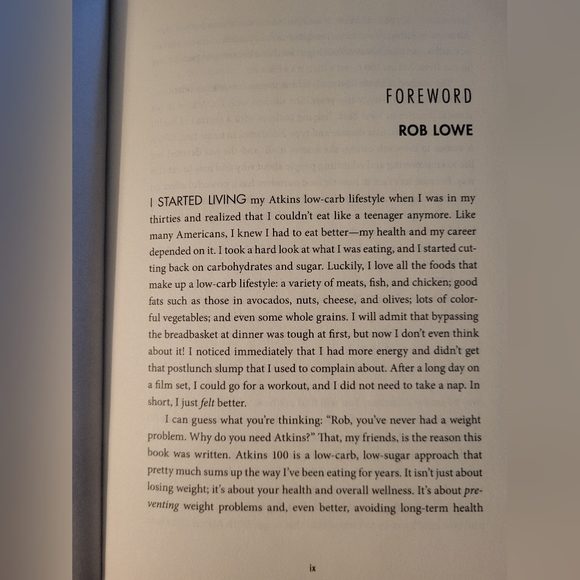 The Atkins 100 Eating Solution by Colette Heimowitz & Forward by Rob Lowe. New. - Picture 4 of 5